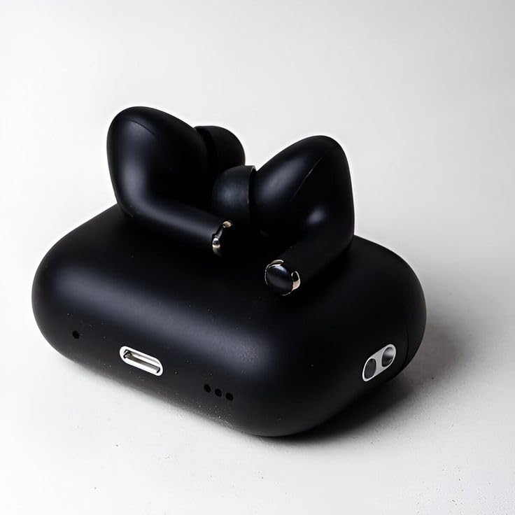 imax premium Wireless Earbuds | Matte Black, LED Indicator, Charging Case, Super Bass | Stylish & Compact Design | ZSNGG12