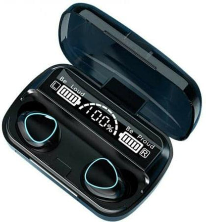 imax Premium M10 TWS Bluetooth 5.1 Wireless Earbuds with Mic & Charging Case – Blue ZSNG01