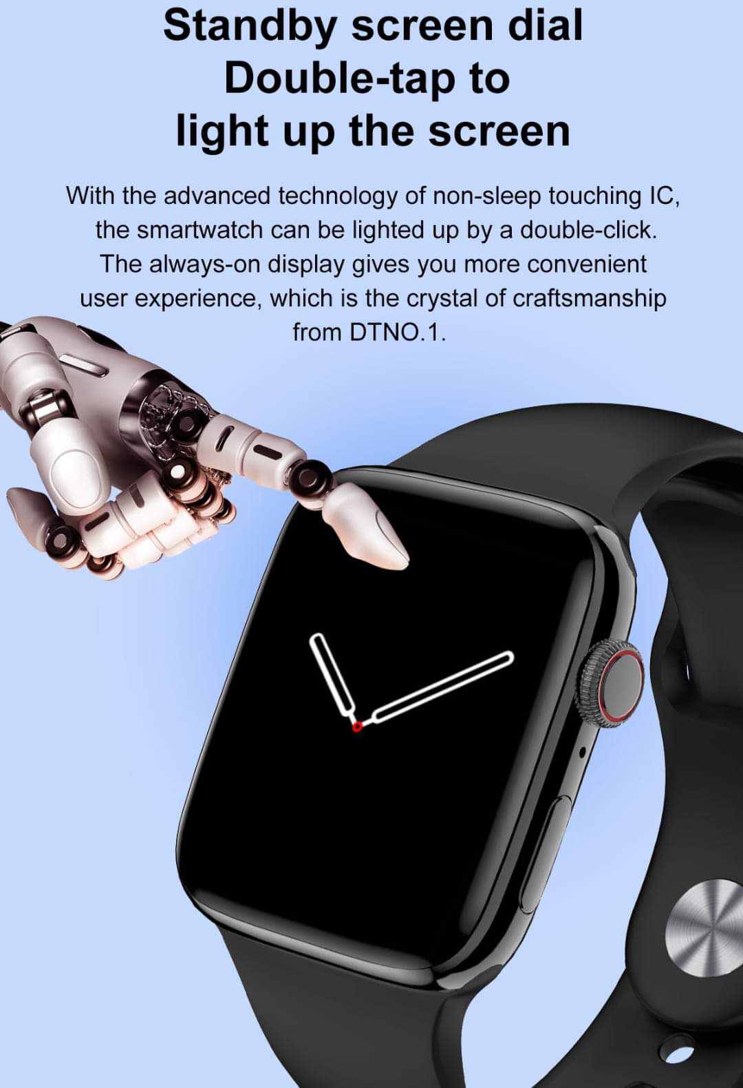 DT Watch by imax Gen 10 45MM Oled | Staineless Steel Super Luxury Class | India's Exclusive Boaderless Infinity Display