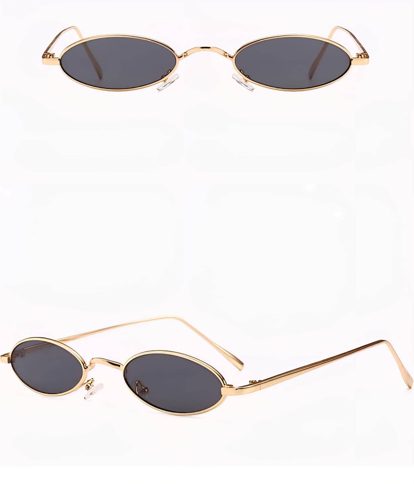 Zest Vintage Oval Retro Party| Sunglasses for Unisex |Bold Alloy Stylish Frame Lightweight ZEGS80