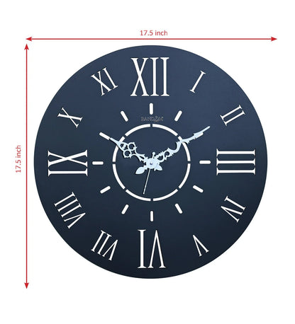 Blue MDF Hang One Wall Clock – Stylish & Modern Timepiece for Every Room